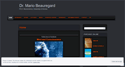 Desktop Screenshot of drmariobeauregard.com